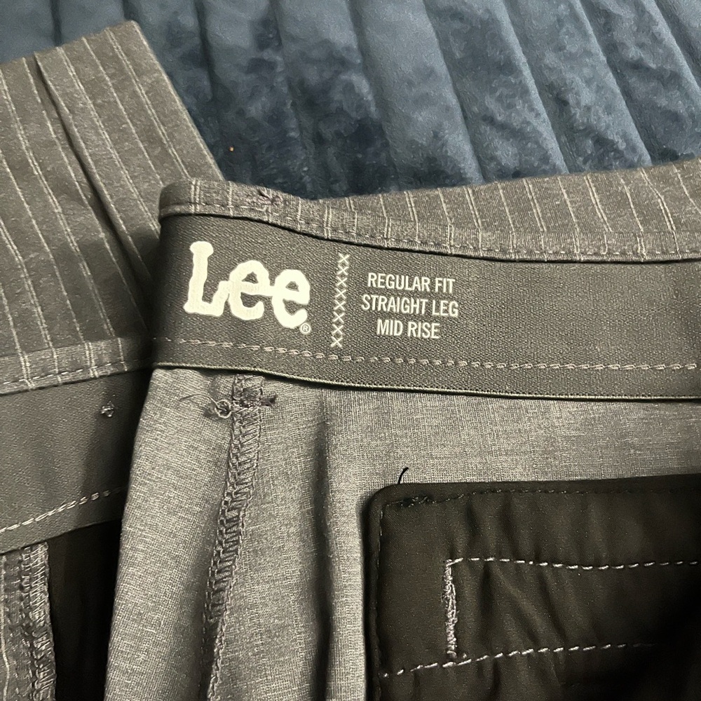 Lee Women’s Pinstripe Dress Pants - Picture 2 of 4